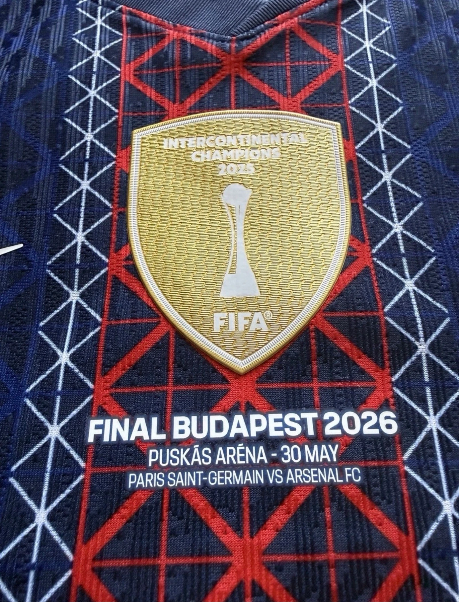 Camiseta oficial del PSG 2025/2026 Vapor partido Marquinhos talla M Final Local nueva – photo 4